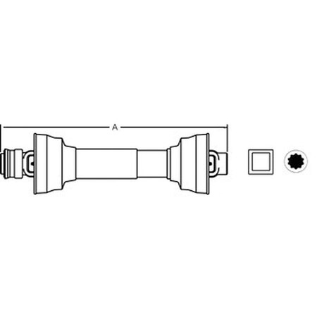Aftermarket Domestic Shafts Complete A-14001220-AI
